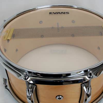Click Custom Icon Snare Drum 6x12 10ply Birch Natural Gloss Oil image 6