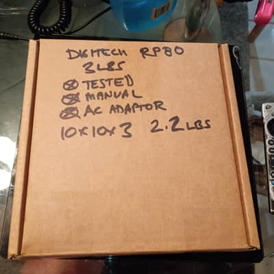 DigiTech RP80 Modeling Guitar Processor w/adapter & USER GUIDE image 4