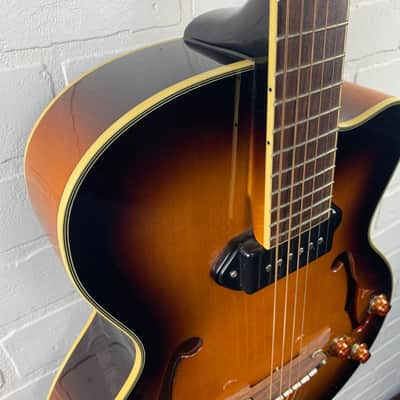 Alvarez AD65CE Archtop Acoustic Electric P-90 Pickup w/ Case image 6