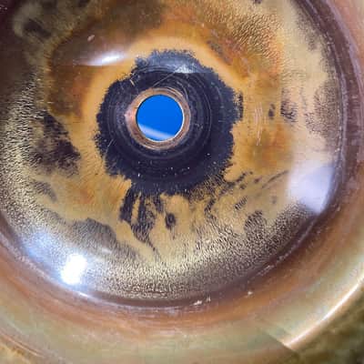 Paiste Scott Rockenfield's Queensrÿche, 18" Rude, 2002 Crash/Ride B, Cracked, Autographed! (#4) 1990s image 17
