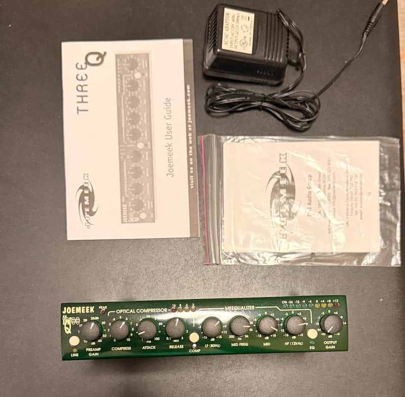 Joemeek threeQ Half-Rack Channel Strip with Opto-Compressor - Clean! image 1