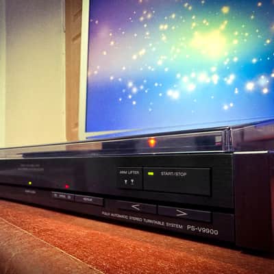 SONY PS-V9900 Collector's Premium Vintage Stereo Turntable Wood Side Panels image 5