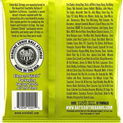 12 Sets of Ernie Ball 2221 Nickel Regular Slinky Electric Strings (10-46) w/ Free String Winder image 4