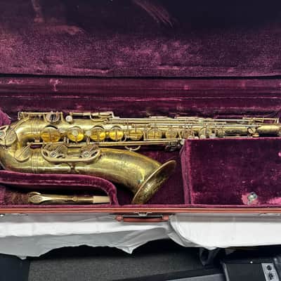 Selmer Mark VI Tenor Saxophone 1960 - 1969 - Unlacquered Brass image 1