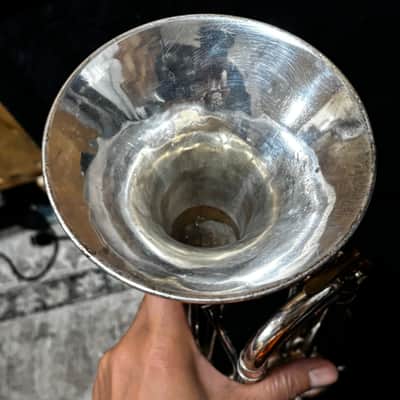 E-Benge Los Angeles MLP 3 bell Silver Trumpet w Case image 8
