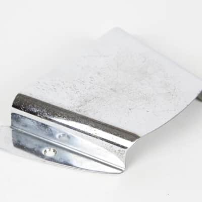 1953 Fender Precision Bass Bridge Cover Original Chrome Ashtray Vintage Pre-CBS P-Bass 1950s image 4