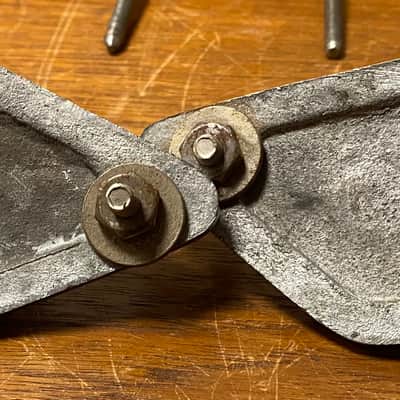 Gretsch Bass Drum Cymbal/ Floor Tom Leg Mount 1940’s/1950’s image 3
