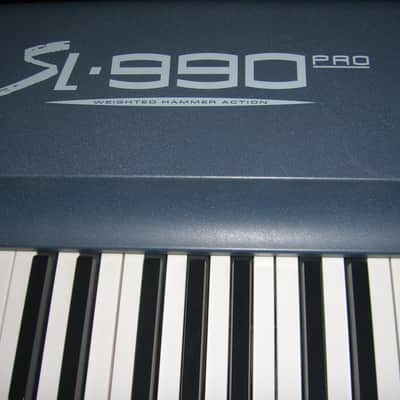 Studiologic SL990 Pro Hammer Action 88-Key MIDI Controller 2000s Blue image 3