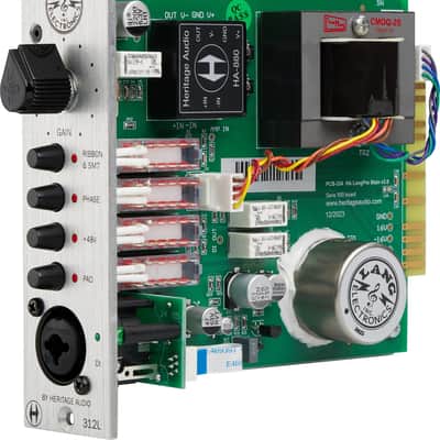 Heritage Audio lang 312L 500 Series Microphone Preamplifier image 2