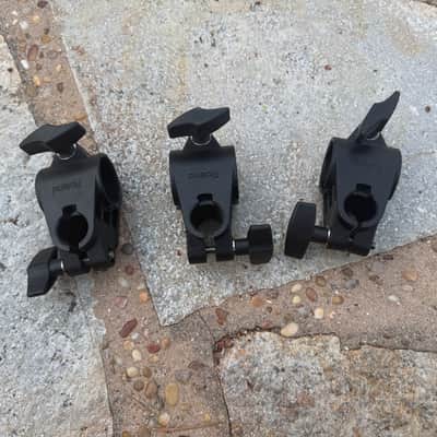 3 PACK Roland MDS-9 MDS-4 tom clamps cymbal rack mounts image 1