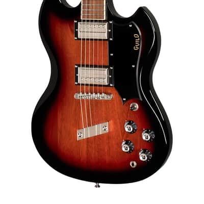 Guild Polara Deluxe - Solid Body Electric Guitar - Vintage Sunburst image 2