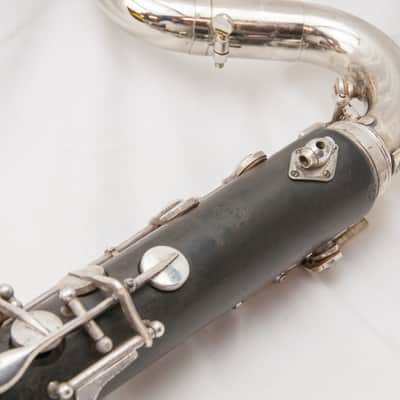 Selmer-Paris Selmer Paris Model 33 Professional Wood Bass Clarinet, Beautiful Silver, Low Eb image 4