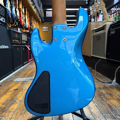 Sadowsky MetroExpress 21 Fret Vintage JJ Bass 5-String Ice Blue Metallic High Polish w/Maple Fingerboard, Padded Gig Bag image 3