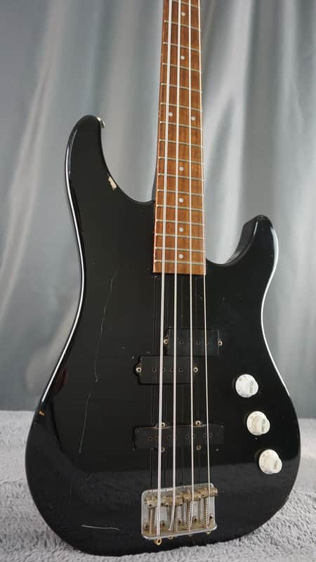 Fernandes Limited Edition - Black Japan 4-String PJ Bass | Reverb