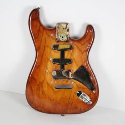 1978-1979 Vintage Fender Stratocaster 3-Bolt Ash Body Stripped 1970's Guitar image 1