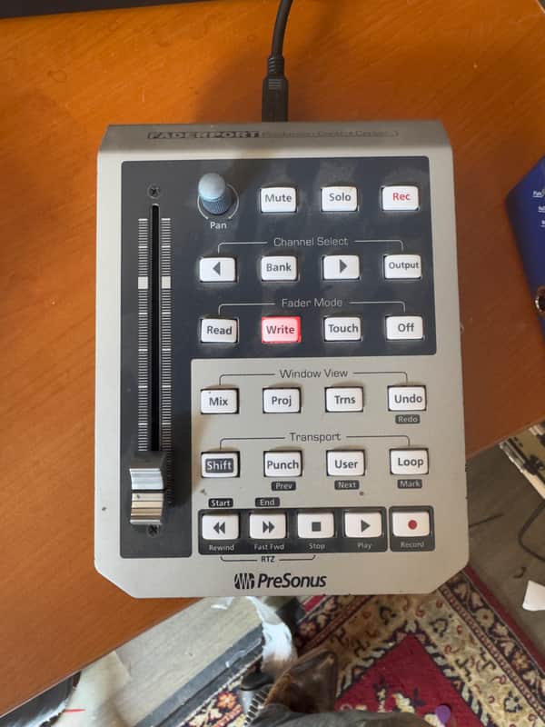 PreSonus Faderport USB DAW Transport Controller with Motorized Fader 2010s - Silver image 1