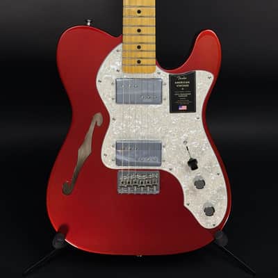 Fender American Vintage II 1972 Telecaster Thinline - Candy Apple Red image 2