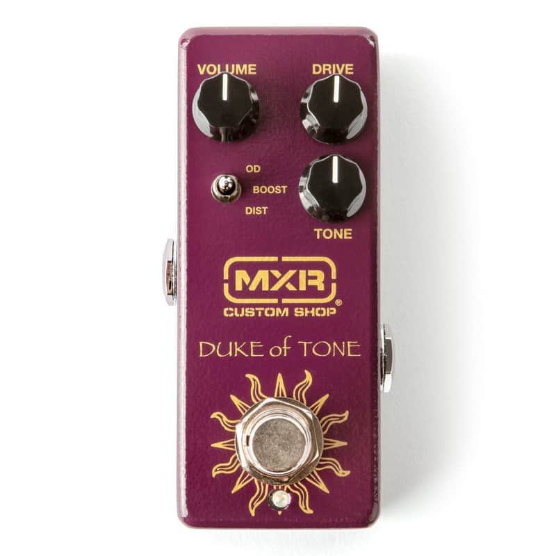 MXR CSP039 Duke of Tone Overdrive Effects Pedal - Purple image 1