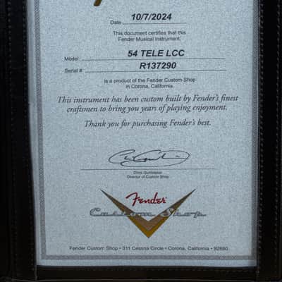 Fender Custom Shop 54 Tele Lush Closet Classic 10/56 V Neck Faded Nocaster Blonde R137290 image 7