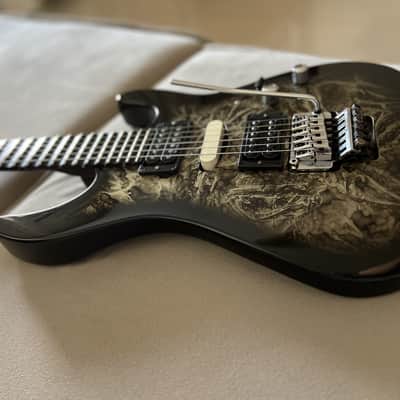 Custom Luthier  Super Strat Handmade – Brazilian Rosewood 2006 - Artistic Gloss – Green/Gold/Black Marble image 9