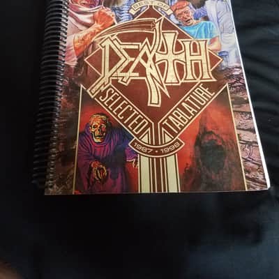 Authentic Death Guitar tab book (RARE) imagen 1