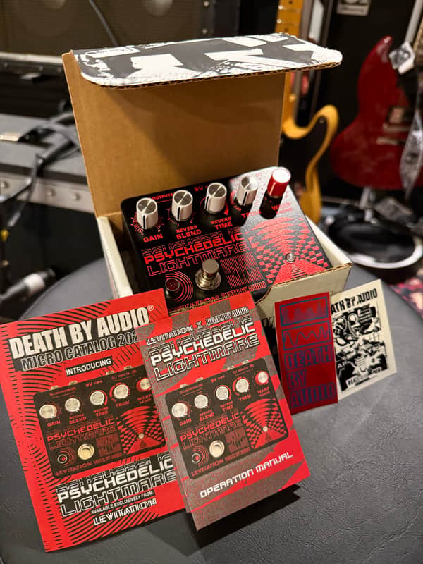 Death By Audio / Levitation Psychedelic Lightmare 2025 - Black / Red image 1