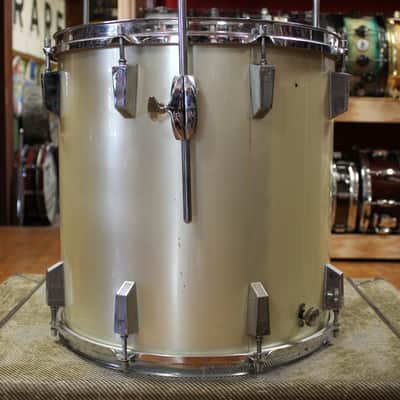 1970s Sonor Phonic Outfit in Metallic Silver 16x22 9x13 10x14 16x16 image 12