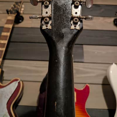 Harmony H7208 Roy Smeck Electric Guitar Vintage 1960 Natural image 12