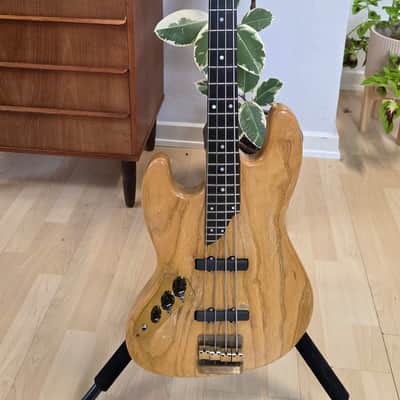 1981 Charvel Jazz Bass Custom Shop San Dimas DiMarzio Catalog Kahler USA LEFT HAND Natural Figured Ash American Vintage 80s 1980's 25 fret Rosewood 4-String J Pre-Fender era Precision Bartolini Pickups LH Lefty Handed Pre-Jackson PREPRO PRE-PRODUCTION image 8