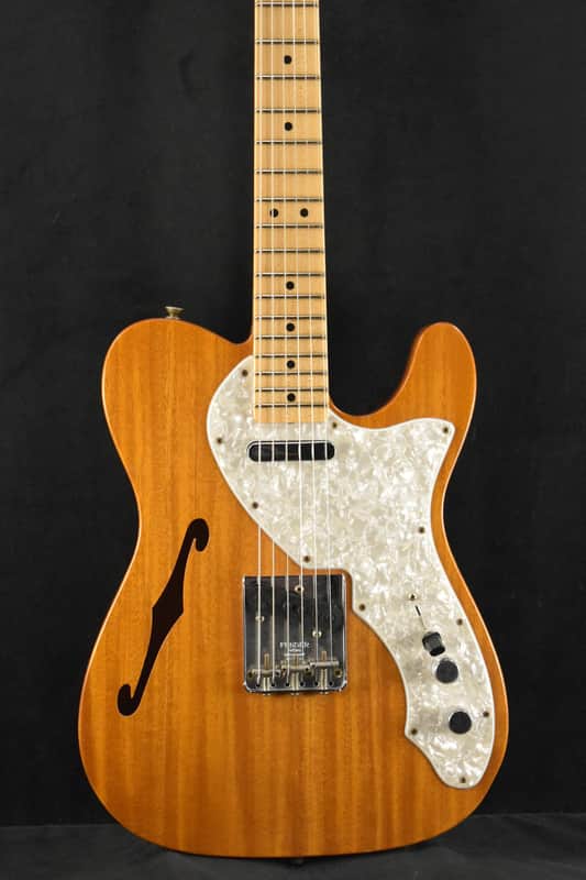 Mint Fender Custom Shop '68 Tele Thinline Journeyman Relic - Aged Natural Mahogany image 1