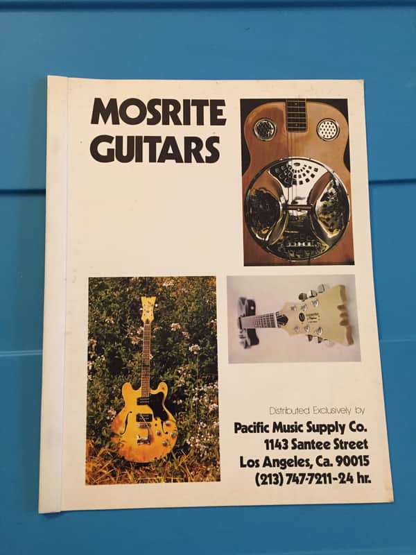 1970's Mosrite Guitars Dealer Price Catalog image 1