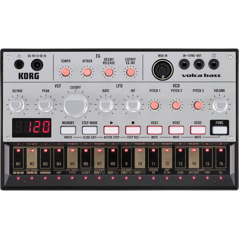 Korg Volca Bass Volcabass True Analog Bass Machine Synthesizer Sequencer image 1