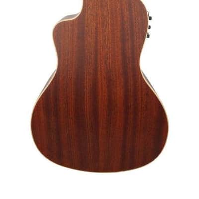 Lanikai CDST-CEC Acoustic Electric Solid Cedar Top Cutaway Ukulele with Gig Bag image 3