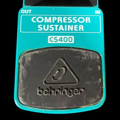 Behringer CS400 Compressor Sustainer Pedal 2010s - Standard X9031 image 1