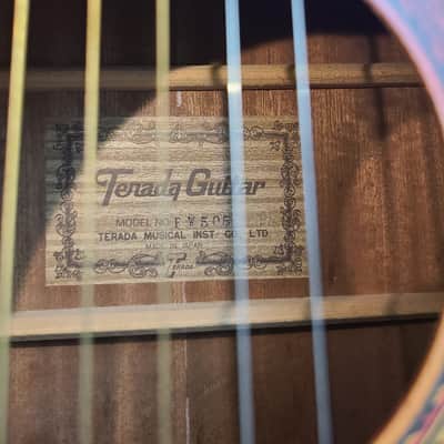 Terada FW 505 70's - Hummingbird Style Acoustic image 3