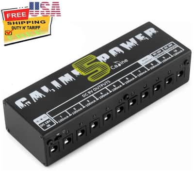 Guitar Caline Pedal Board Power Supply 10 Output 9V 12V 18V Effect Pedals image 2