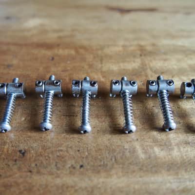 Fender Telecaster notched saddles with intonation screws - correct replacements for 1972, 1973, 1974, 1975, 1976, 1977, 1978, 1979 image 2