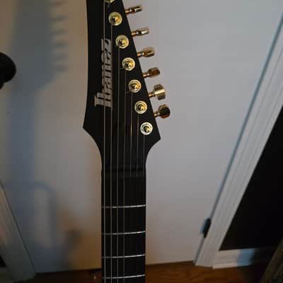 Ibanez RGIXL7-BKF Iron Label 2020 - Present - Black Flat image 2
