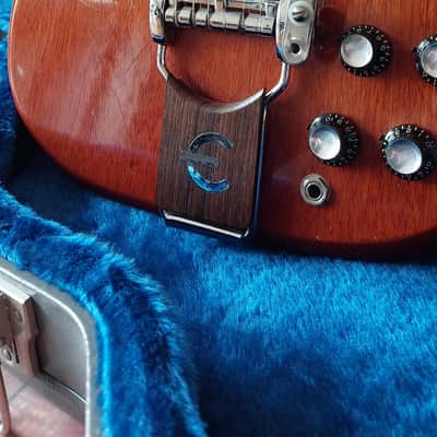 Vintage Epiphone Crestwood Custom 1961 - 1962 Cherry Red With Case image 3