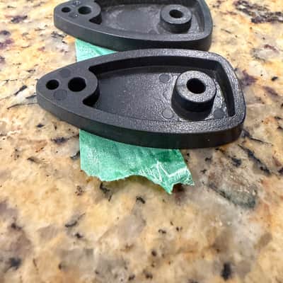Ayotte Large Lug Spacers NOS from Ayotte 2018 - Black matte image 3