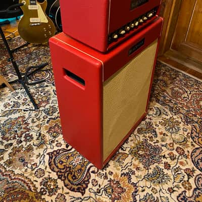 Blackstar St. James TL50 6L6 Toby Lee Signature 2-Channel 50-Watt 2x12" Guitar Amp Half Stack 2023 - Present Red image 3