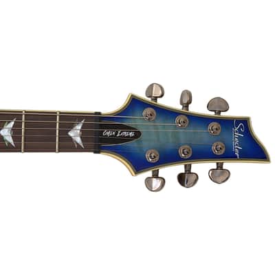 Schecter Omen Extreme-6 Guitar Ocean Blue Burst B-Stock 1132 image 4