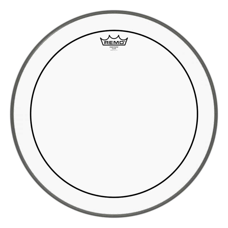 Remo Pinstripe Clear Bass Drum Head 18" image 1