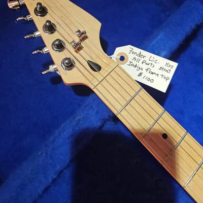 Fender licensed  all parts Custom  build guitar,  maple top, duncan pup image 4