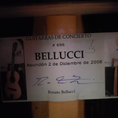 Bellucci Concert Classical 4/4 | #696 Dec2-2008 | Port Orford Cedar & Brazilian Rosewood image 24