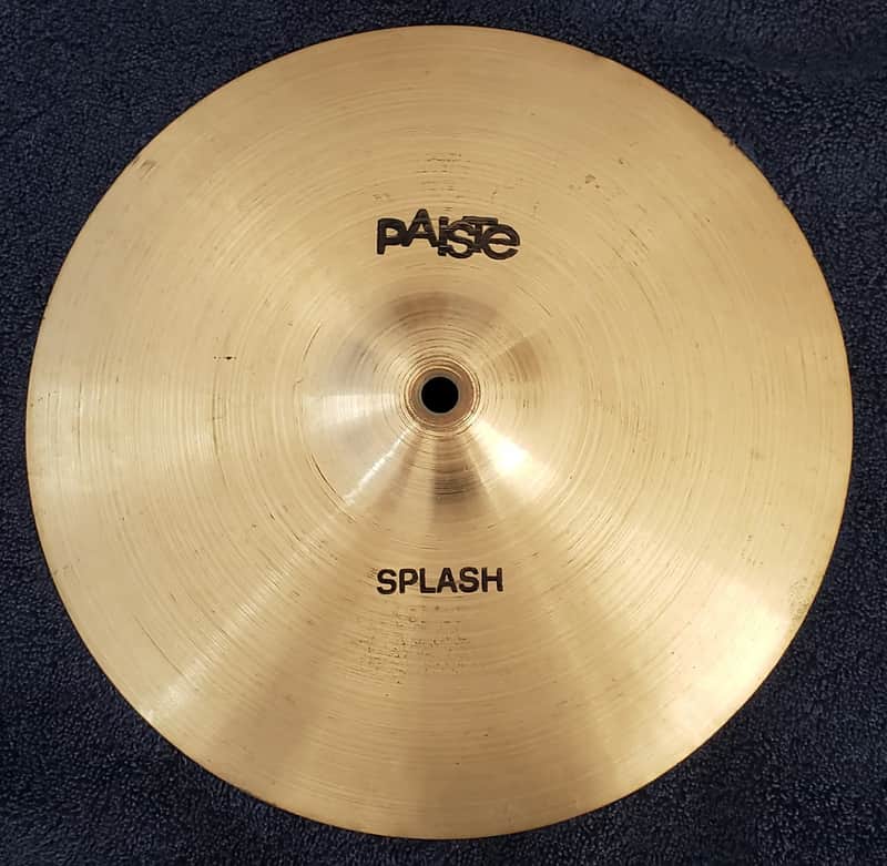 Paiste 11" 2002 "Black Label" Splash Cymbal 1971 - 1980 image 1
