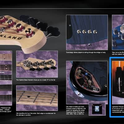 Lakland 55-94 Prototype Lightwave Fretless(one of a kind) image 3