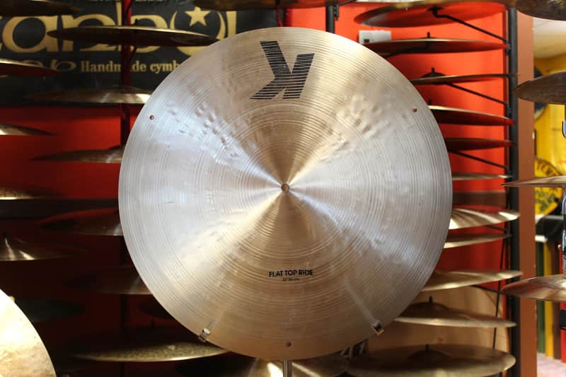 1980/90s Zildjian 22" K Flat Top Ride 2911g image 1