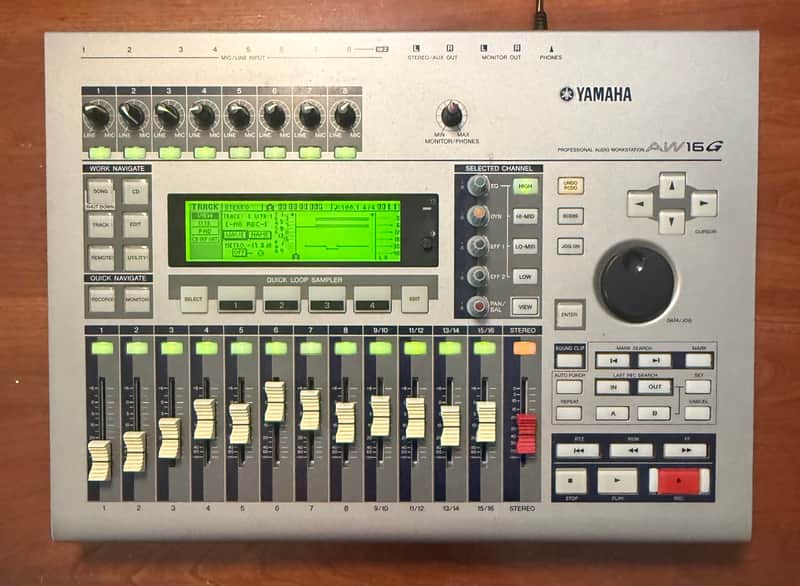 Yamaha AW16G  16-Track Digital Multitrack w OG adapter image 1