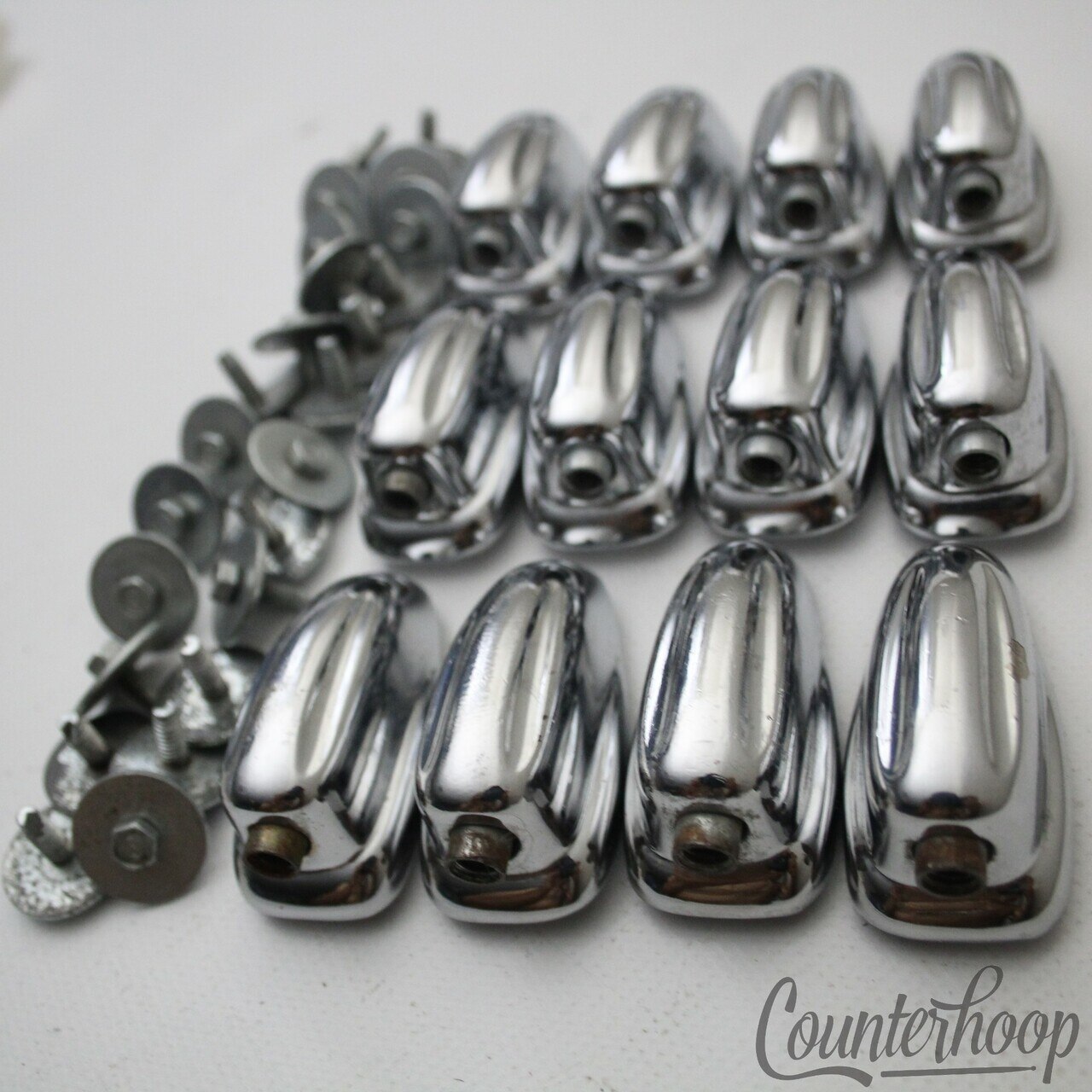 Slingerland 12x Small Sound King Lugs 3Ply Tom Drum Chrome Hex Vintage 50s-60s* — main photograph